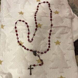 Rosary Bead Necklace ❤️